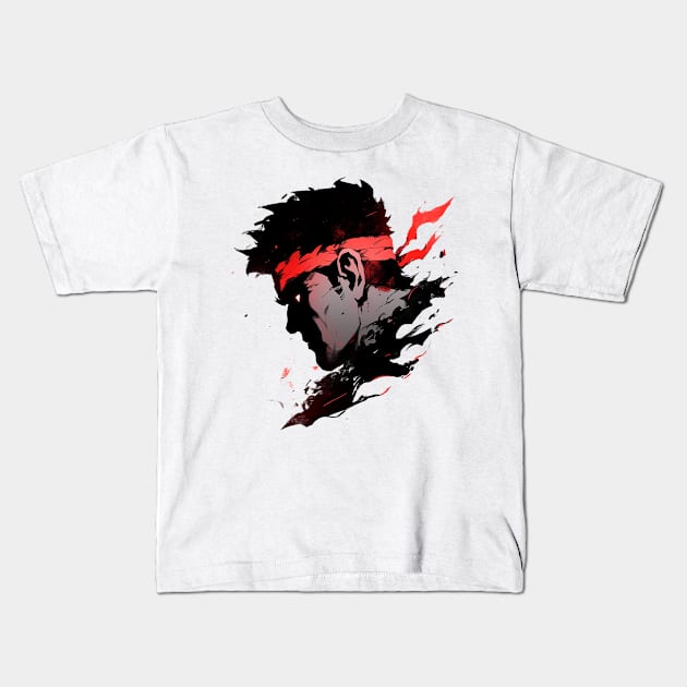 ryu Kids T-Shirt by piratesnow